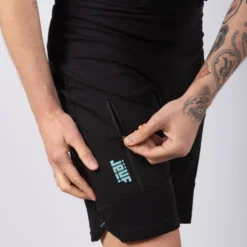 Baggy Jëuf Pro Gravel con fondello - Nero