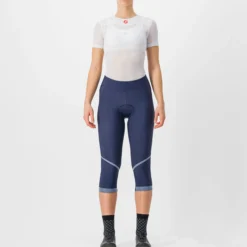 Bermuda senza bretelle donna Castelli Velocissima DT - Blu scuro