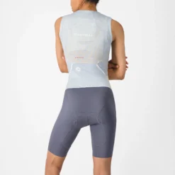 Body donna senza maniche Castelli Free Sanremo 3 Suit - Azzurro