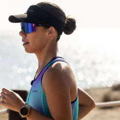 Body donna senza maniche Orca Athlex Race Suit V2 - Blu