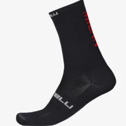Calze Castelli x AC Milan Rosso Corsa Pro 18 - Nero