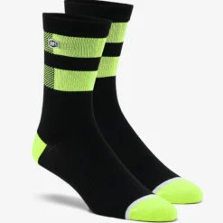 Calze 100% Flow - Nero Giallo