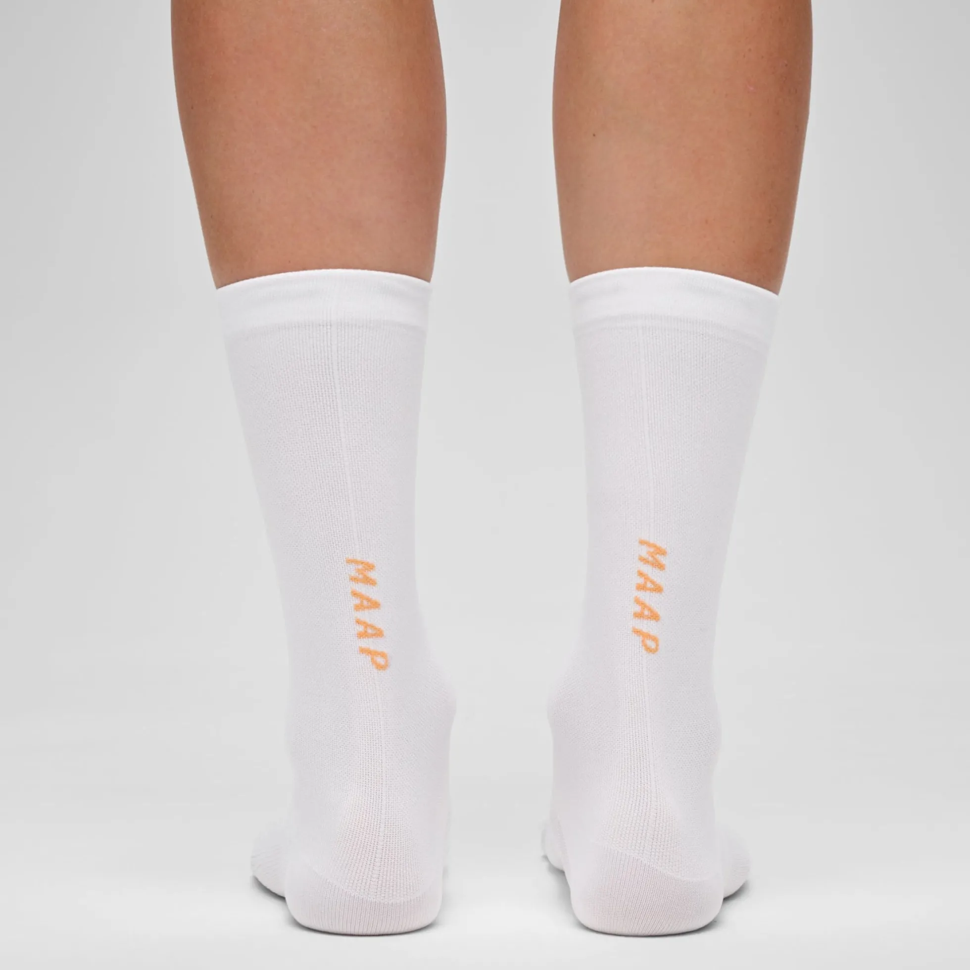 Calze Maap Team Long - Bianco arancio