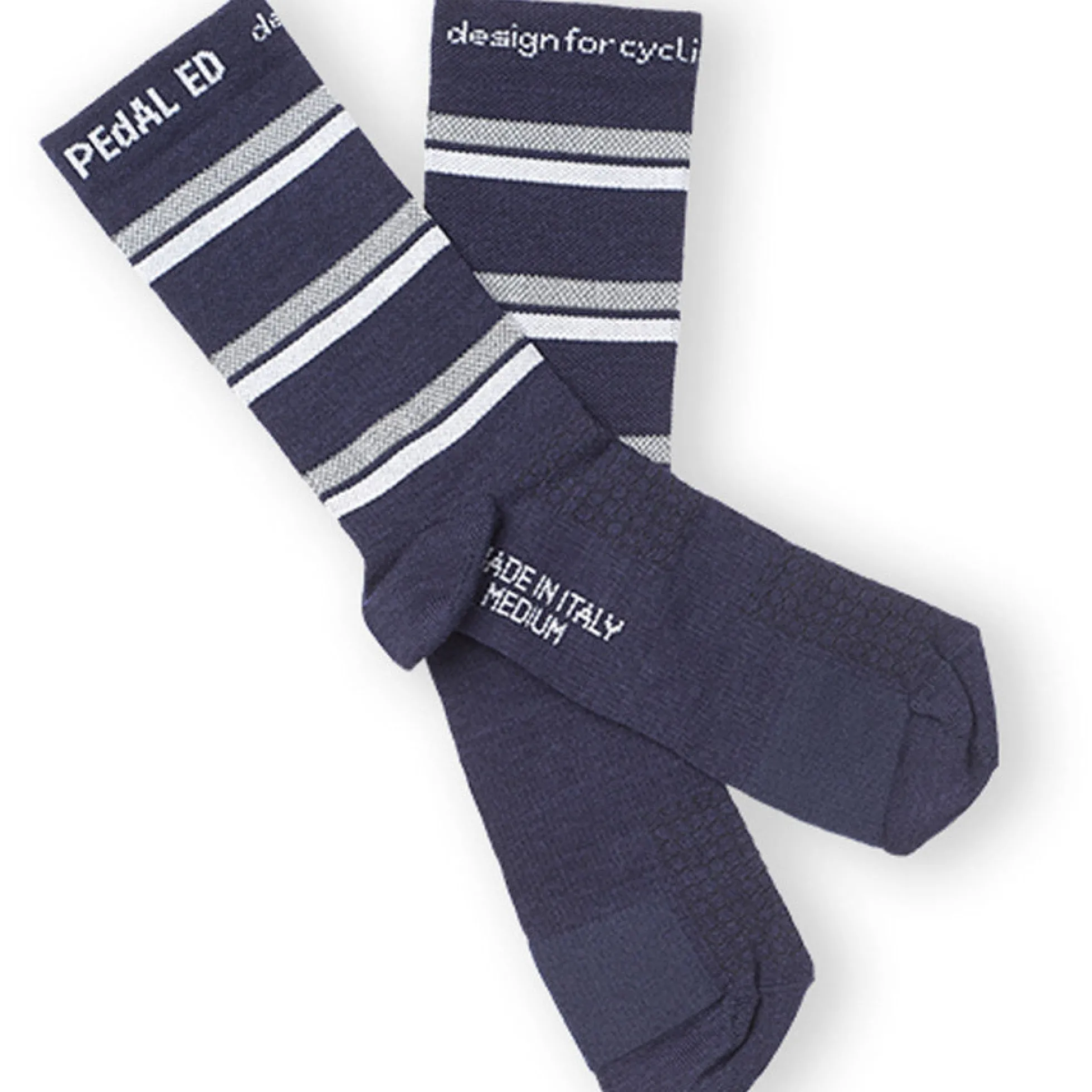 Calze PEdALED Reflective Three Stripes - Blu