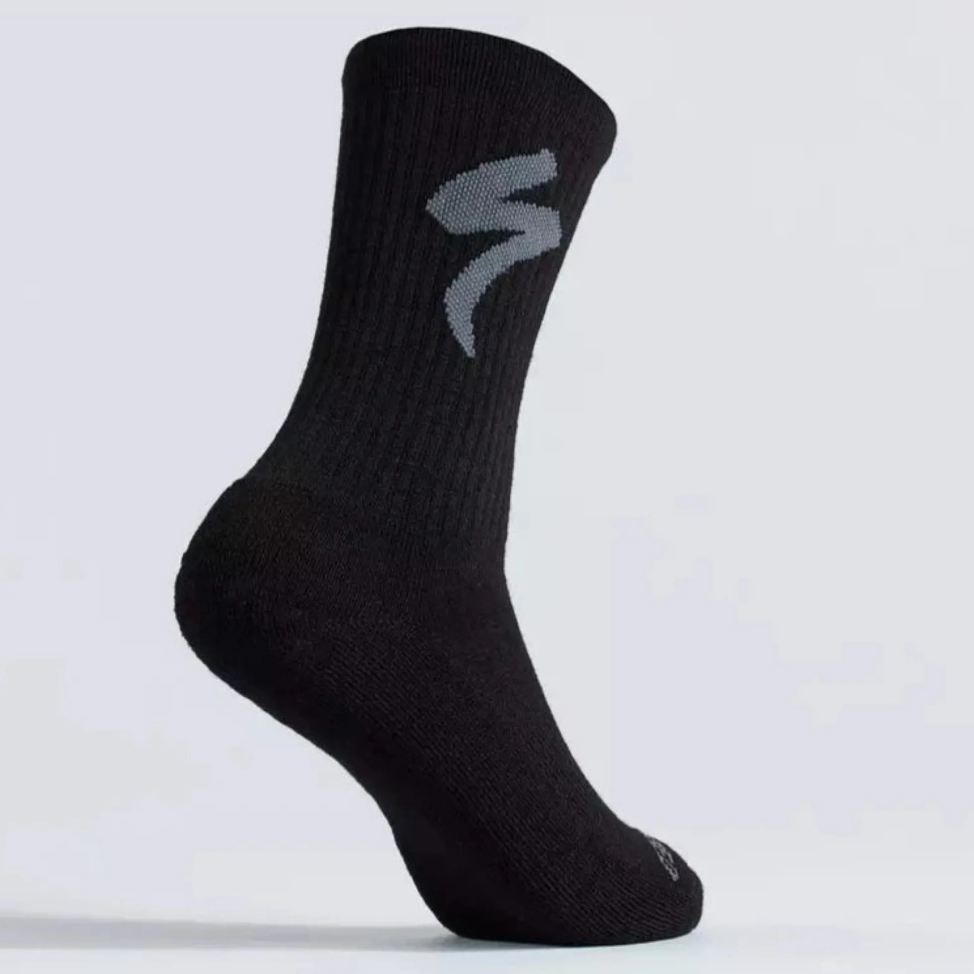 Calze Specialized Merino Midweight Tall Logo - Nero