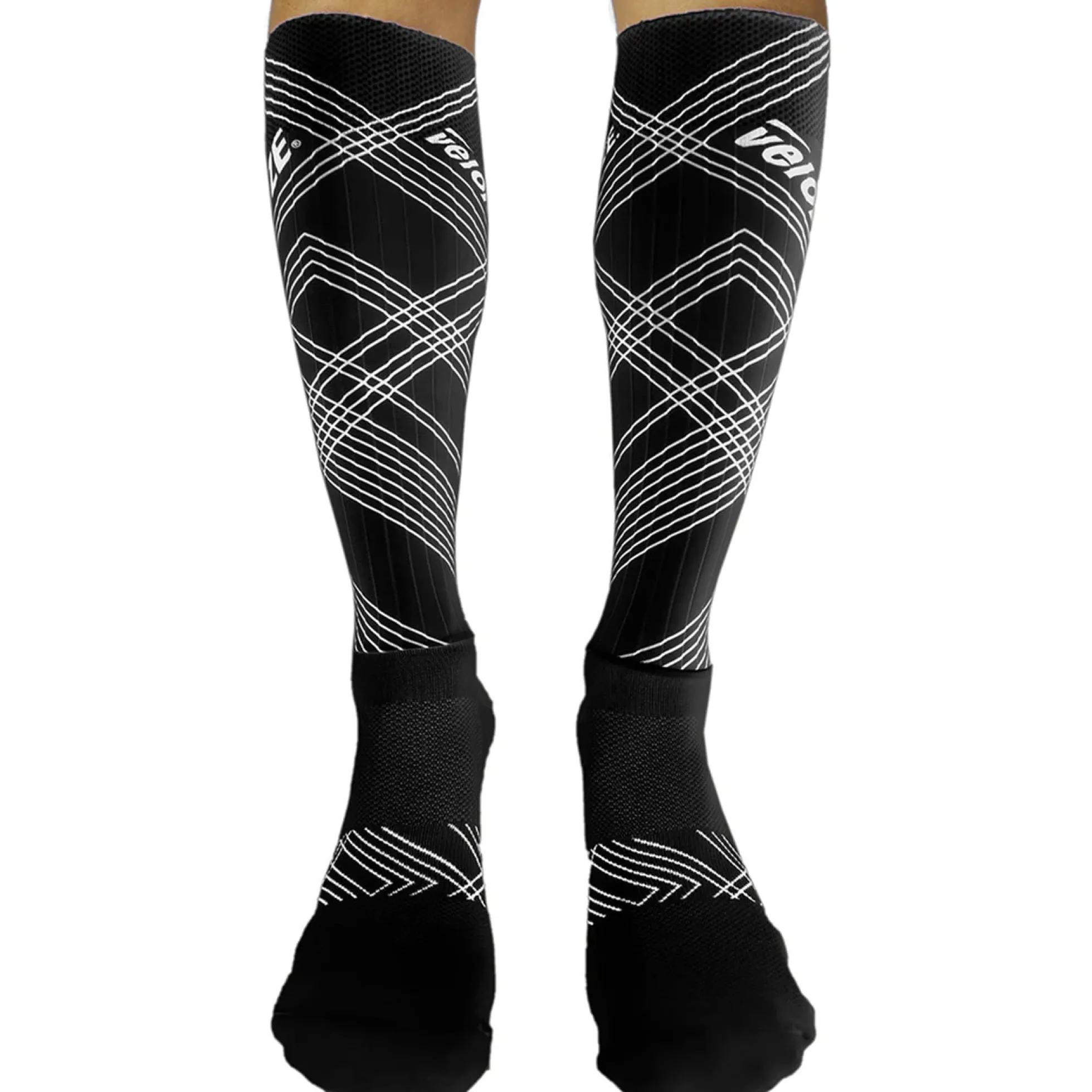 Calze VeloToze Aero Extra Extra Tall - Nero