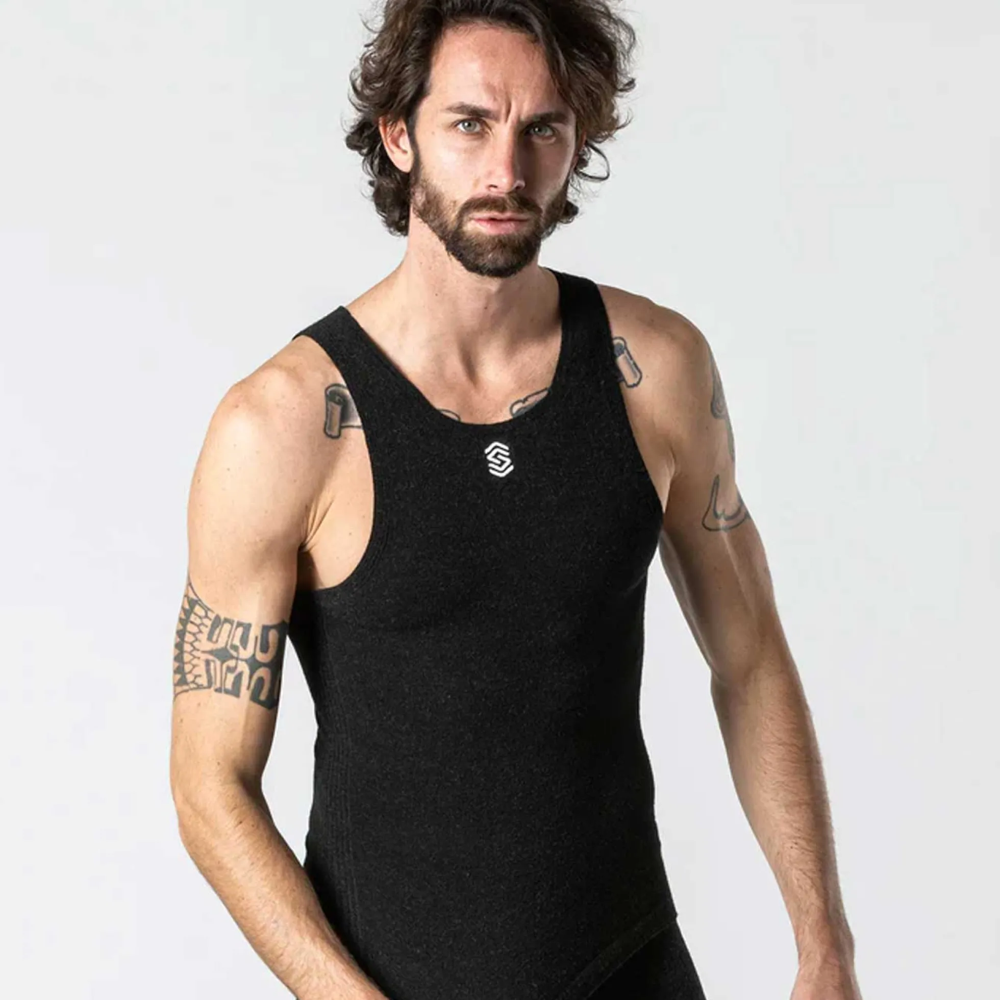 Canotta Silverskin Stay Fresh - Nero