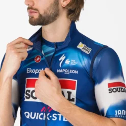 Gilet Castelli Soudal Quick-Step 2025 Pro Light Wind