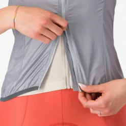 Gilet donna Castelli Aria 2 - Grigio chiaro
