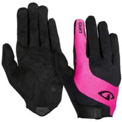 Guanti donna Giro Tessa LF - Nero rosa