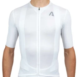 Maglia All4cycling Race Color - Bianco