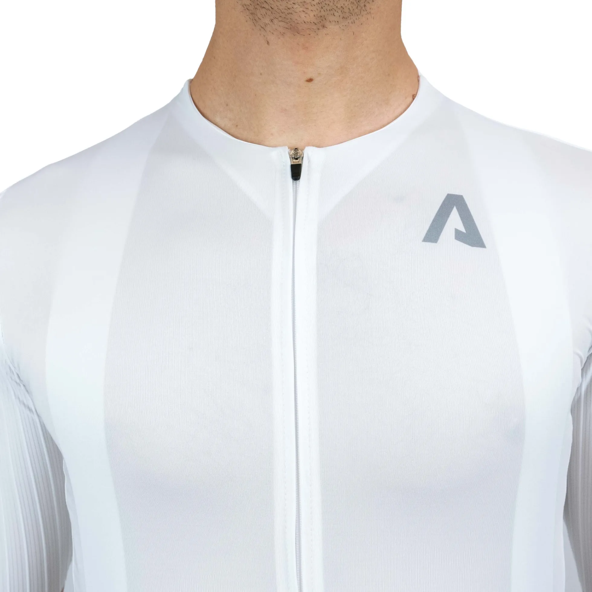 Maglia All4cycling Race Color - Bianco