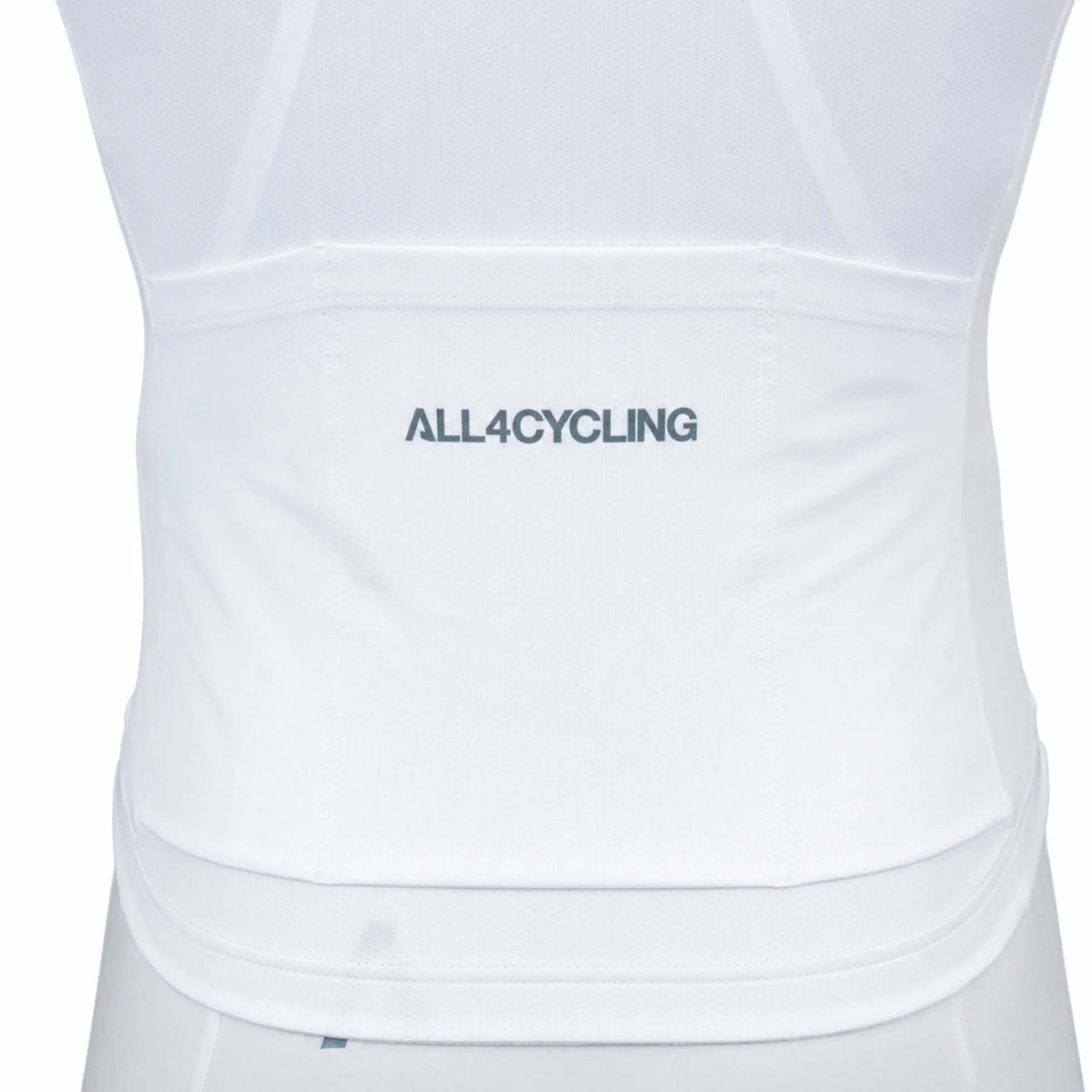 Maglia All4cycling Race Color - Bianco