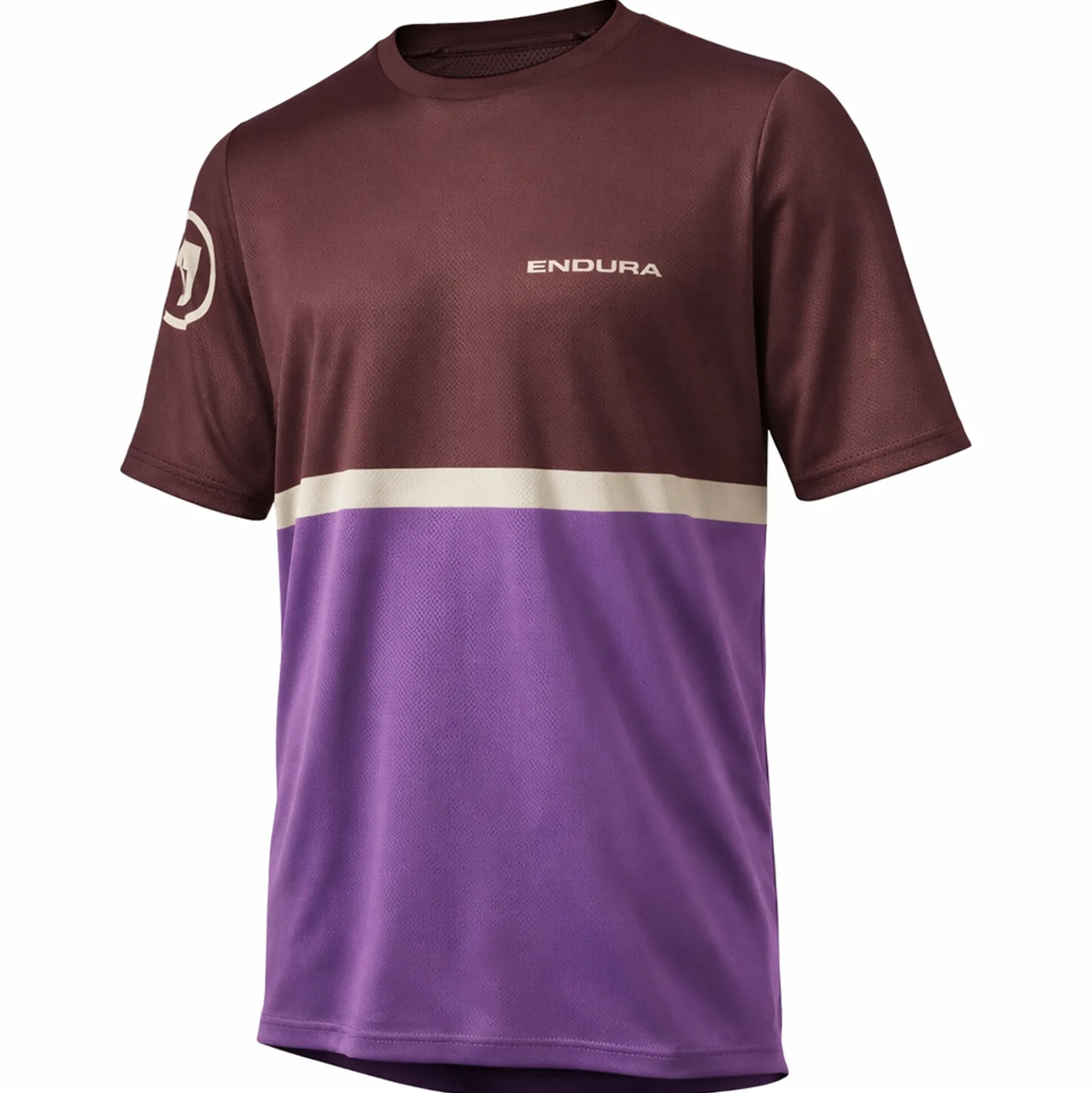 Maglia Endura SingleTrack Core T 2 - Bordeaux