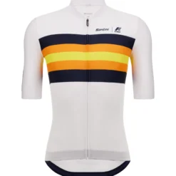 Maglia Le Vrai Santini x K-WAY - Bianco