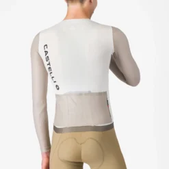 Maglia maniche lunghe Castelli Corretto - Bianco