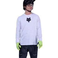 Maglia maniche lunghe Fox Defend Ranger Lunar - Bianco