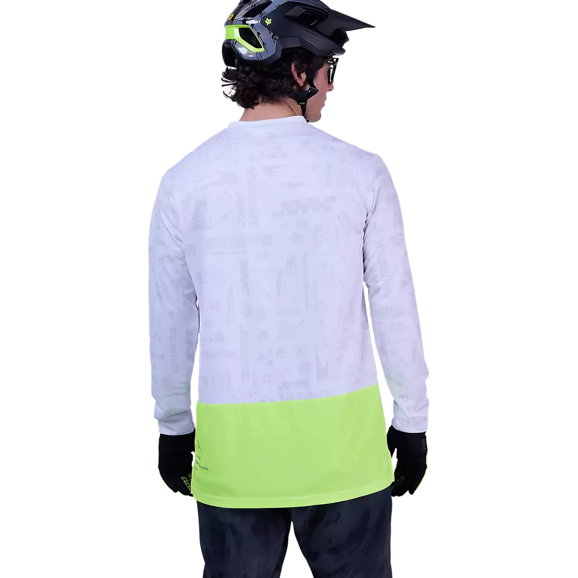 Maglia maniche lunghe Fox Defend Ranger Lunar - Bianco