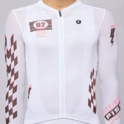 Maglia maniche lunghe Pissei Thunder - Bianco