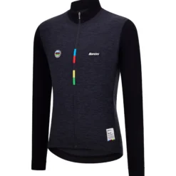Maglia maniche lunghe Santini UCI - Nero