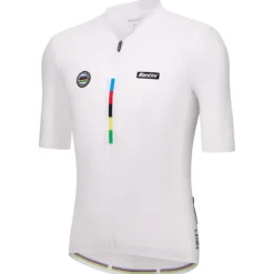 Maglia Santini UCI Campione del Mondo - Bianco