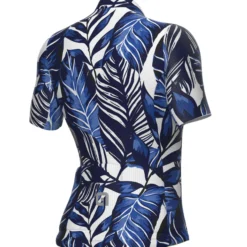 Maglia donna Ale PR-S Leaf - Blu