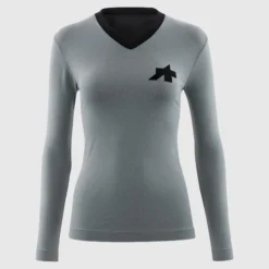 Maglia donna Assos maniche lunghe Tactica Tech T5 - Grigio