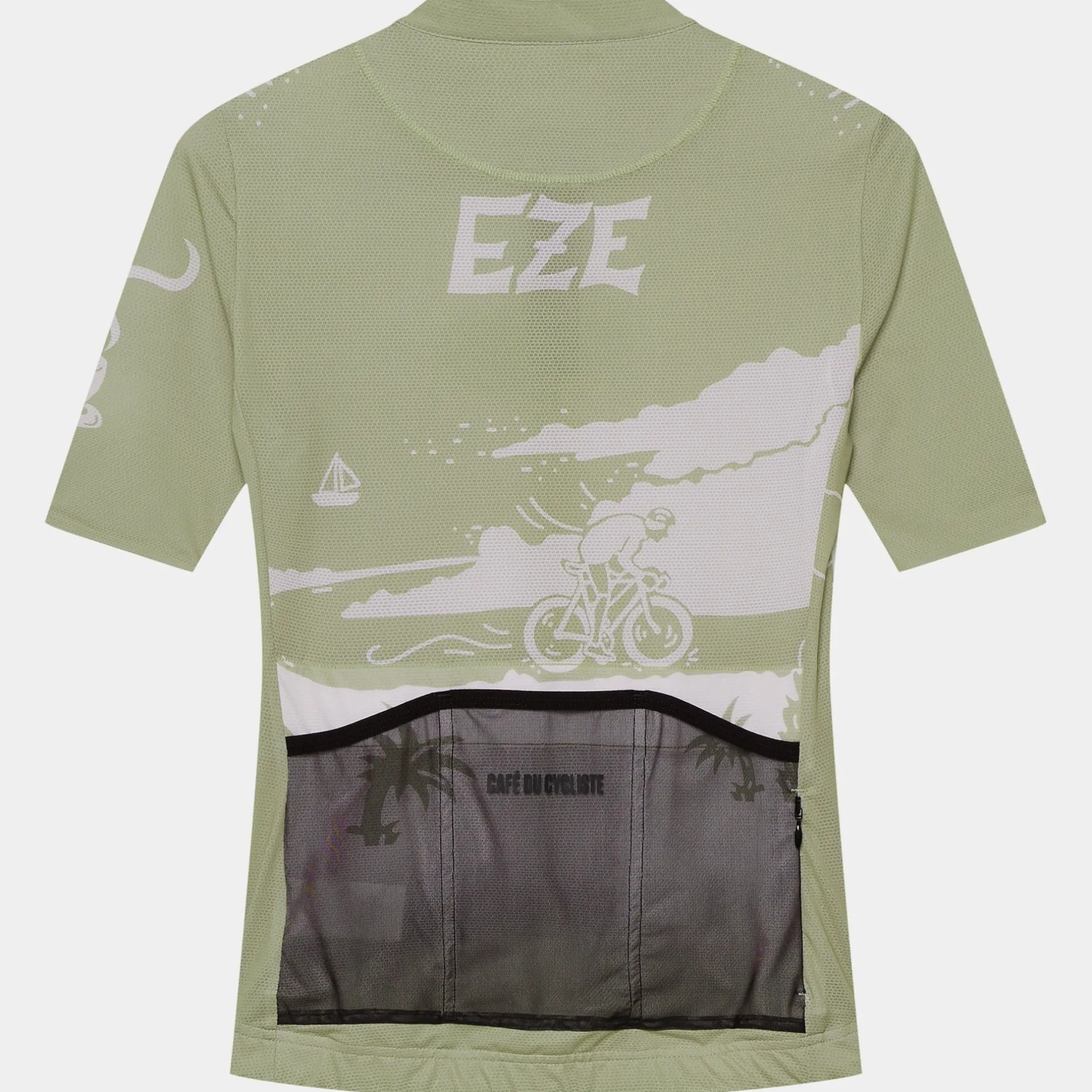 Maglia donna Cafe du Cycliste Eze - Verde