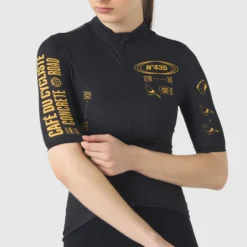 Maglia donna Cafe du Cycliste Paris - Nero