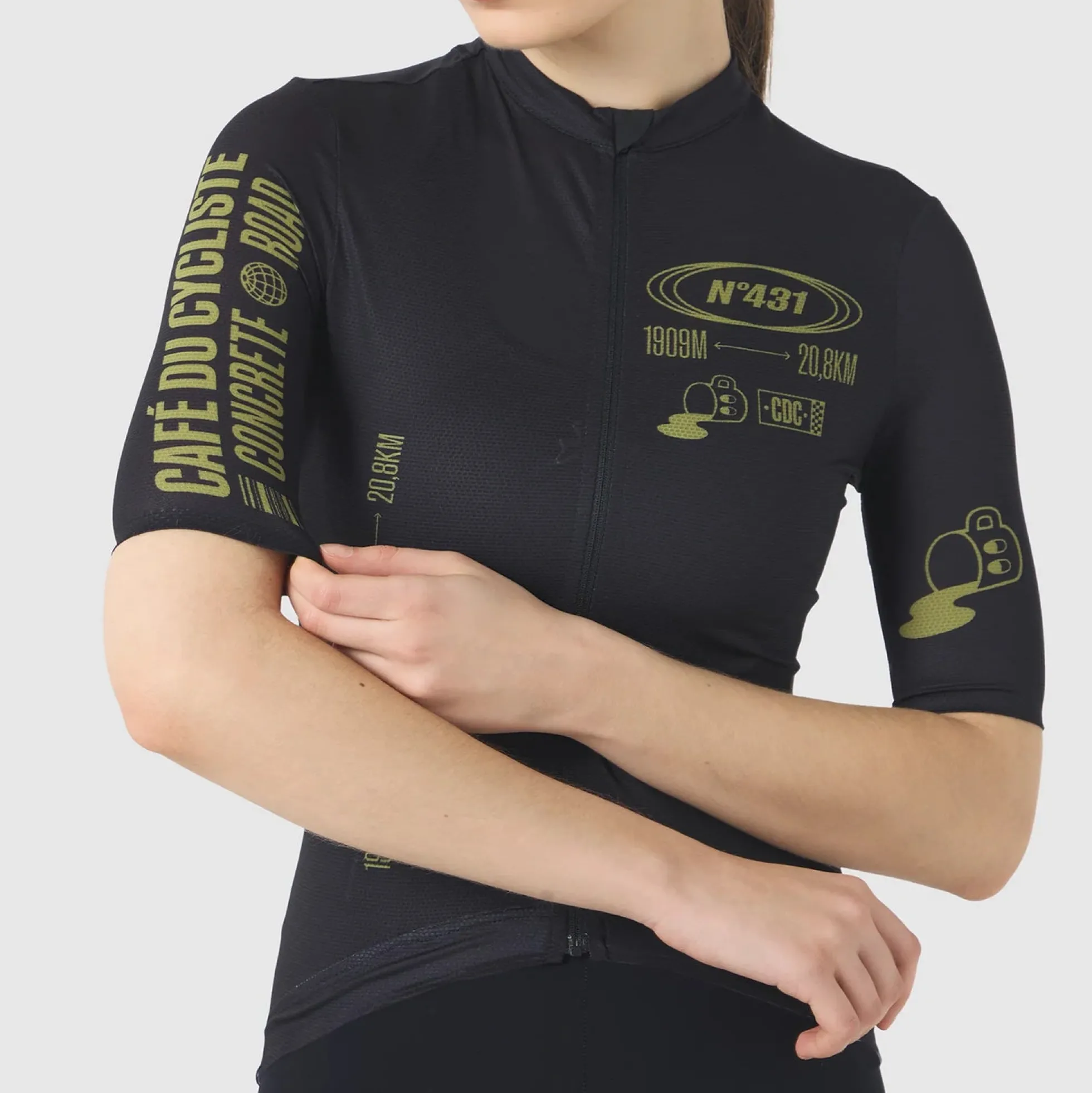 Maglia donna Cafe du Cycliste Ventoux - Nero