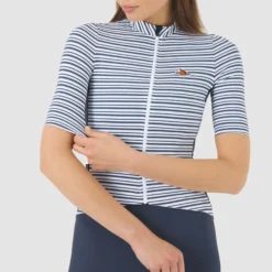 Maglia donna Cafe du Cycliste Romy - Blu