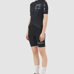 Maglia donna Cafe du Cycliste Eze - Nero
