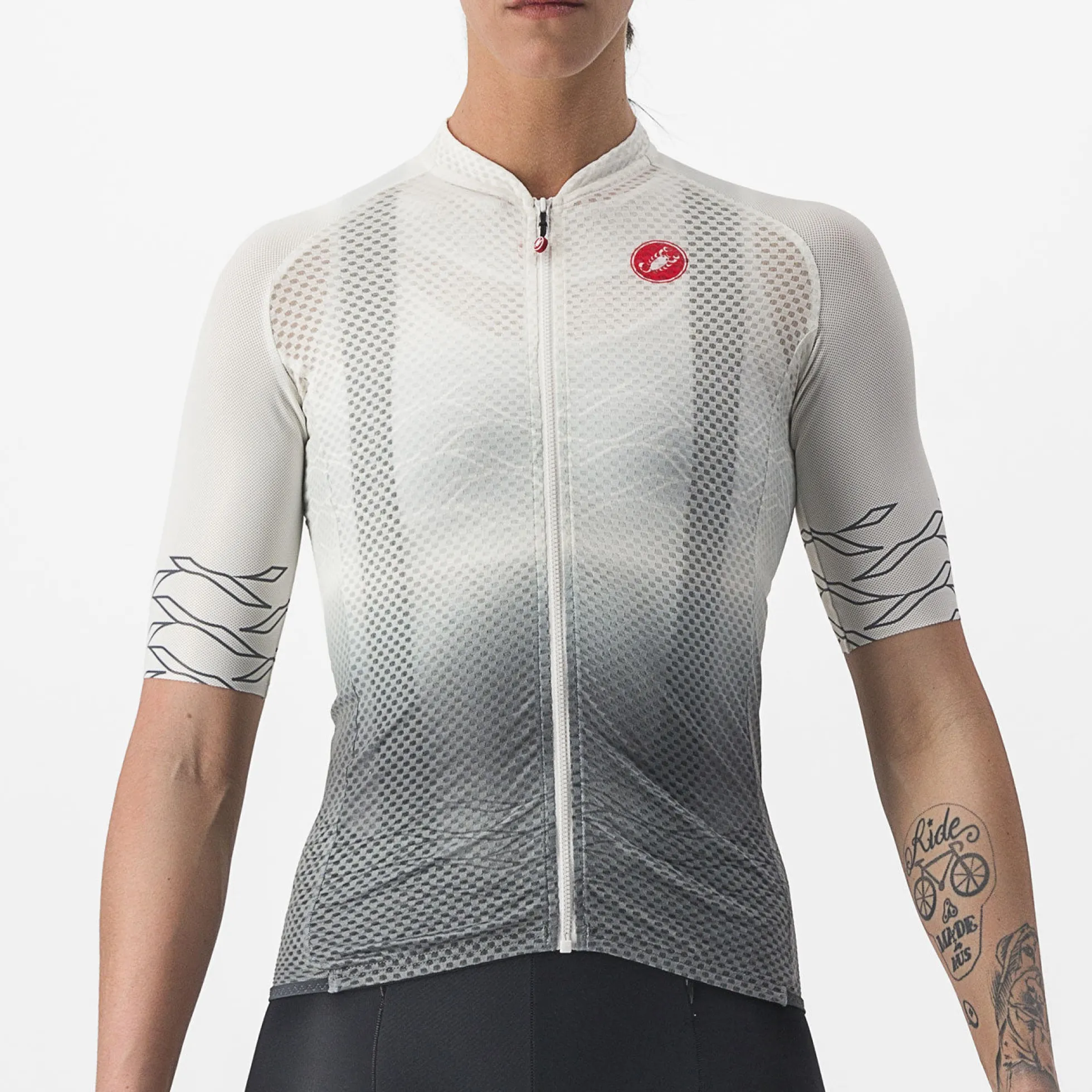 Maglia donna Castelli Climber's 2.0 - Bianco grigio
