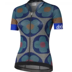 Maglia donna Dotout Flower - Blu
