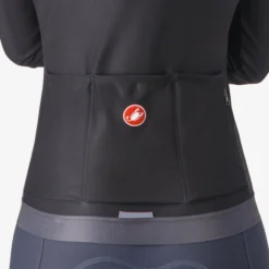Maglia donna maniche lunghe Castelli Espresso Thermal - Nero