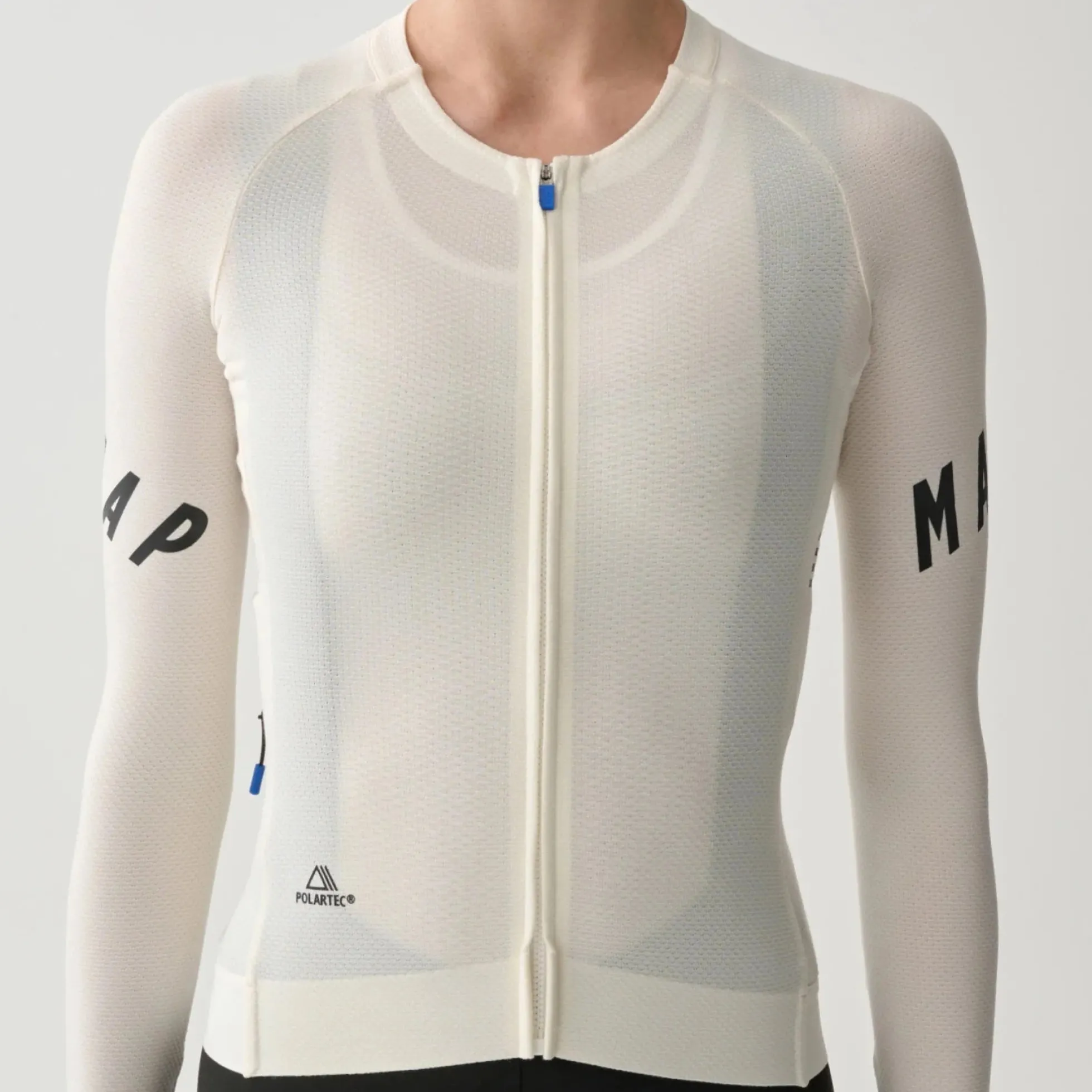 Maglia donna maniche lunghe Maap Aeon - Bianco