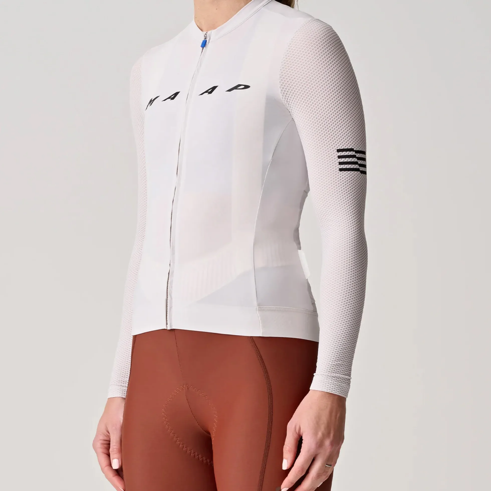 Maglia donna maniche lunghe Maap Evade Pro Base 2.0 - Bianco
