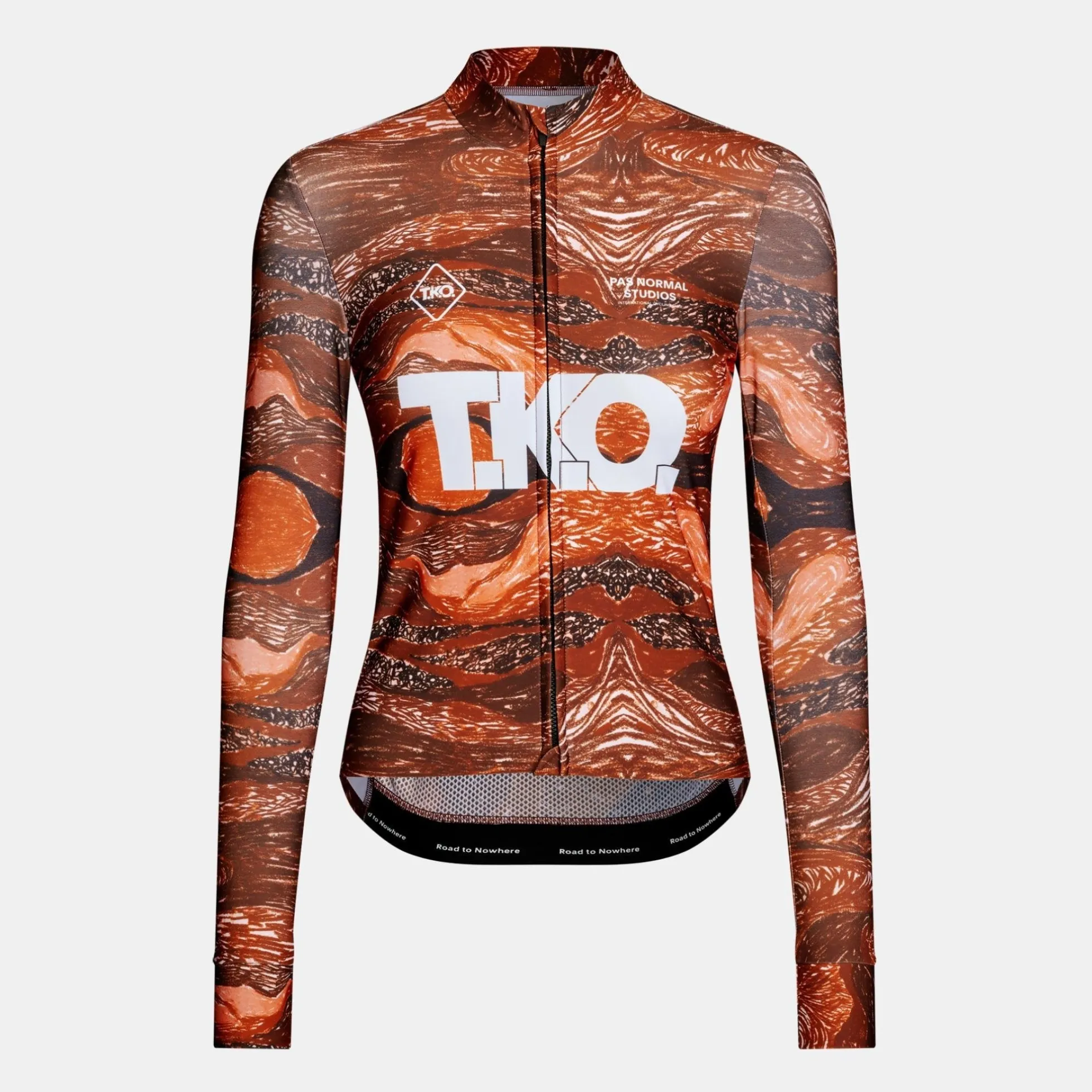 Maglia donna maniche lunghe Pas Normal Studios T.K.O. Mechanism - Rosso