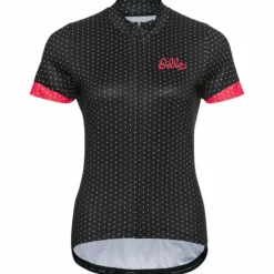 Maglia donna Odlo Essentials - Nero rosa