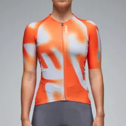 Maglia donna Q36.5 Gregarius Pro Big Logo - Arancio