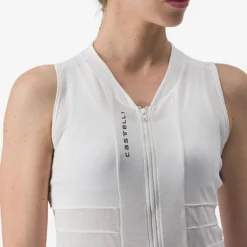 Maglia donna senza maniche Castelli Anima 4 - Bianco