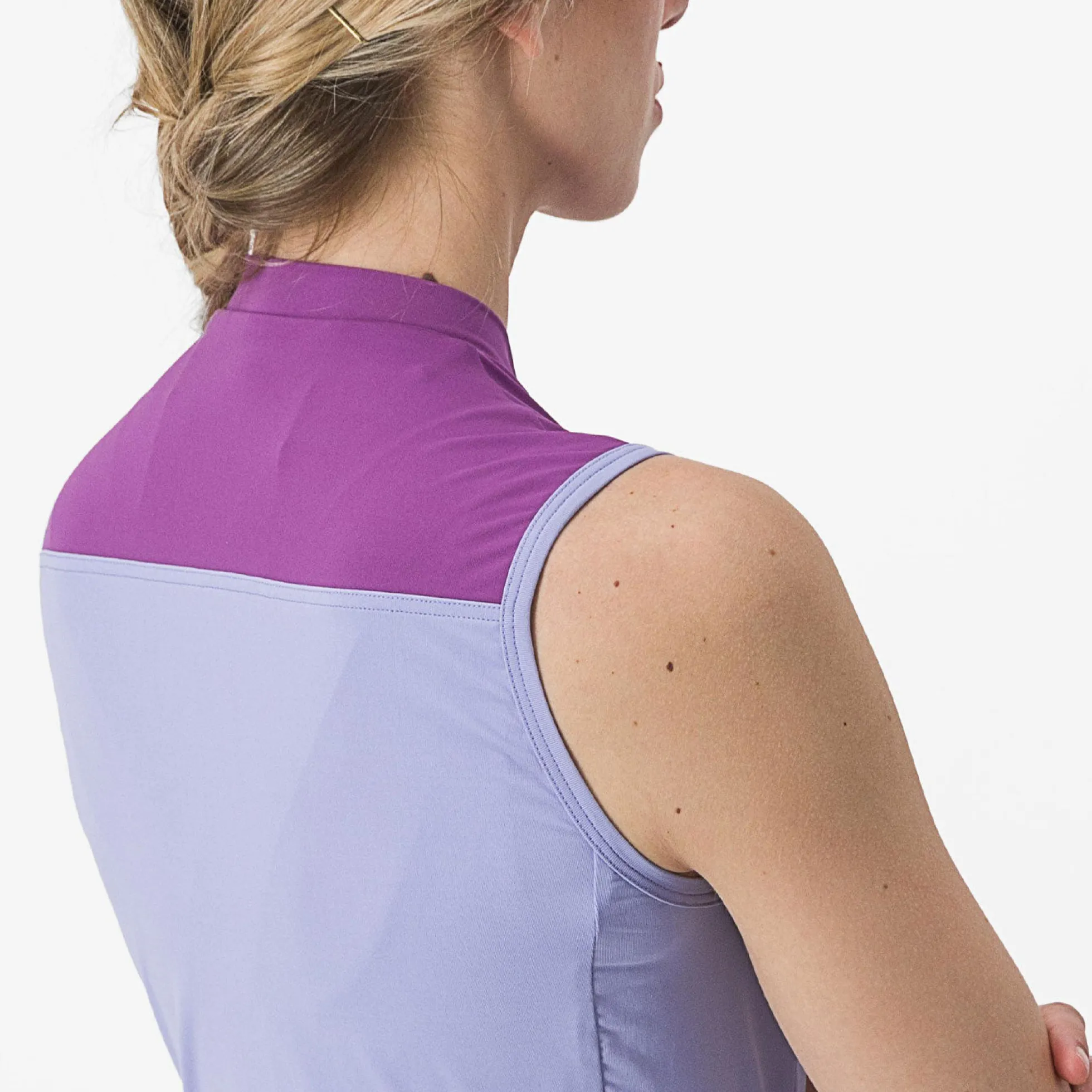 Maglia donna senza maniche Castelli Solaris - Viola