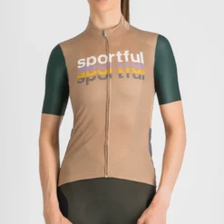 Maglia donna Sportful Supergiara 2 Logo - Marrone