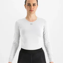 Maglia intima donna maniche lunghe Sportful Midweight Layer - Bianco
