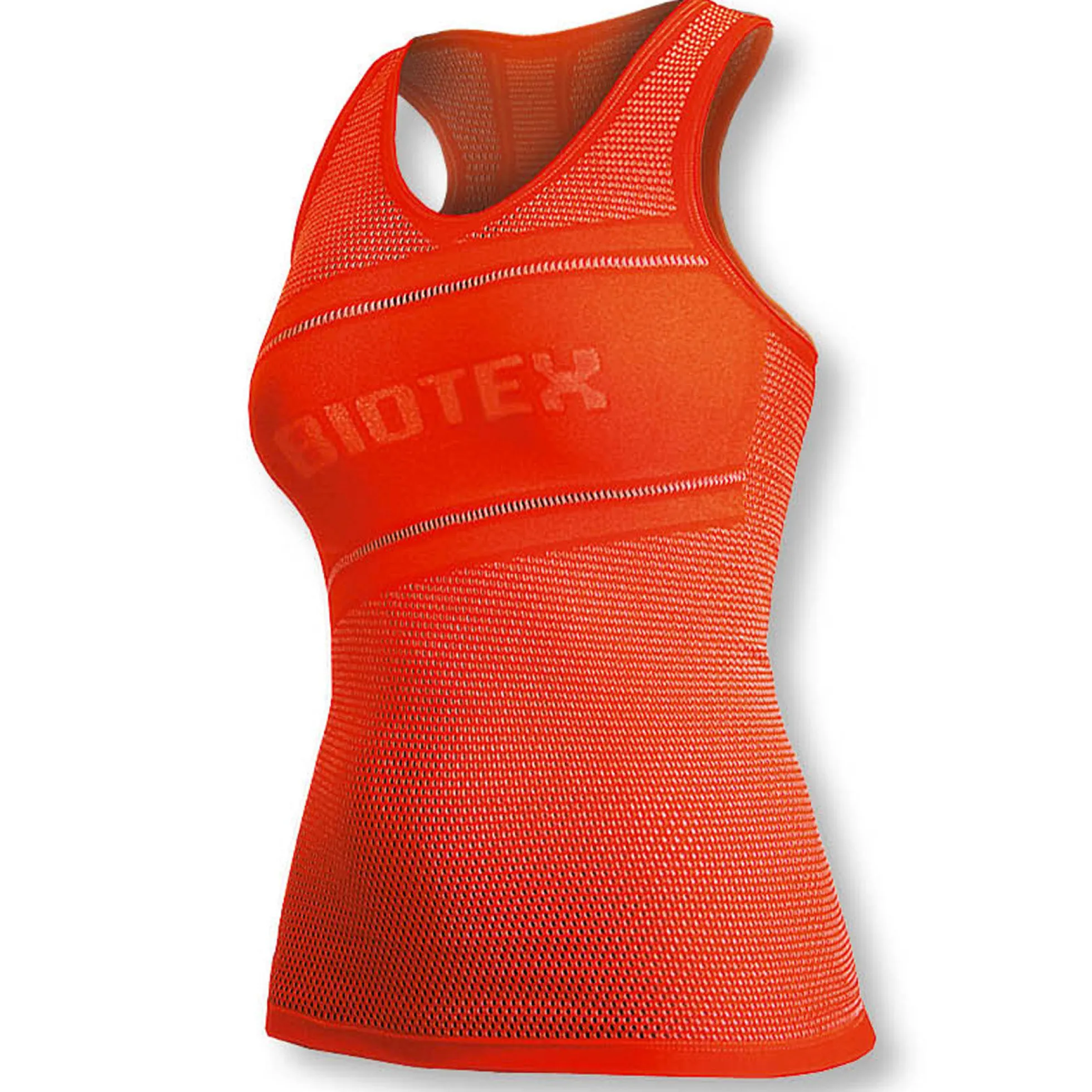 Maglia intima donna senza maniche Biotex Summerlight - Arancio