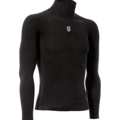 Maglia intima manica lunga collo alto Silverskin Stay Warm - Grigio scuro