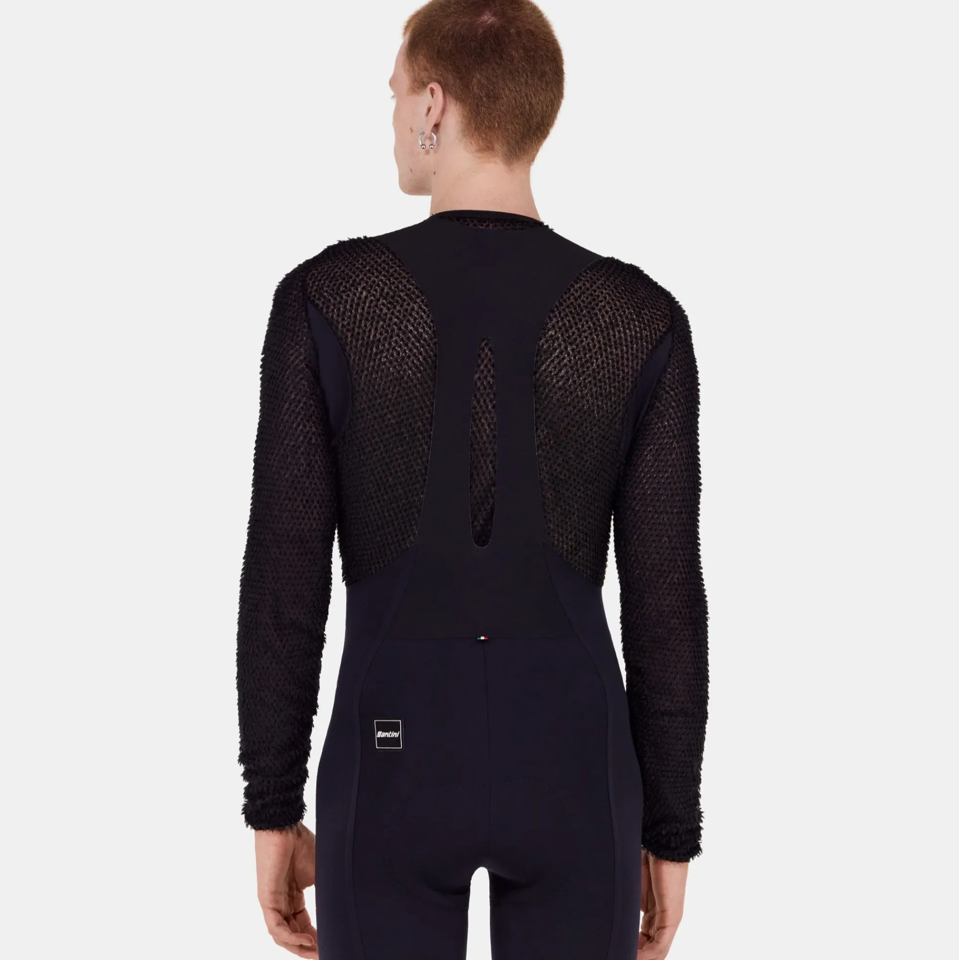 Maglia intima maniche lunghe Santini Alpha - Nero