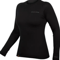 Maglia intima maniche lunghe donna Endura BaaBaa Blend - Nero