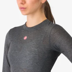 Maglia intima maniche lunghe donna Castelli Medio - Grigio