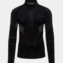 Maglia intima maniche lunghe Pissei Alaska Seamless - Nero